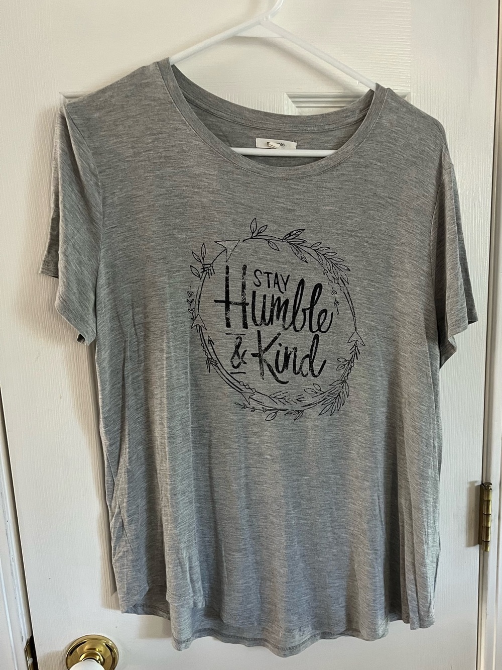 Maurices Gray 'Stay Humble & Kind' Short Sleeve Tee